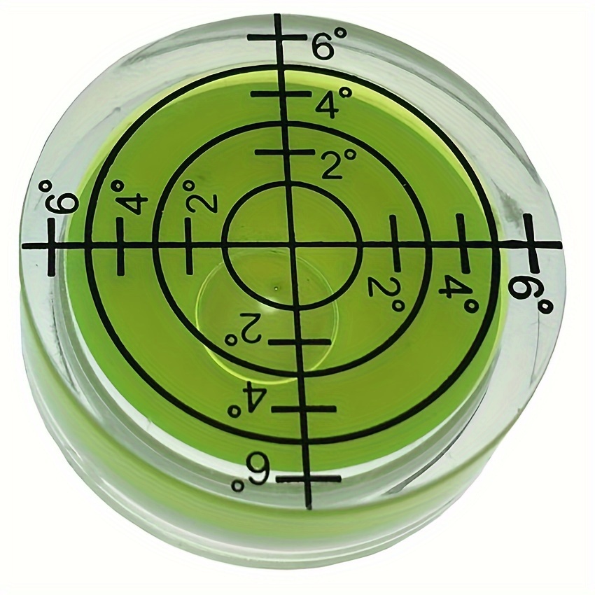 Nivel triangular de burbuja Horizontal, Kit de Medición de burbuja de  espíritu Circular de Bullseye verde