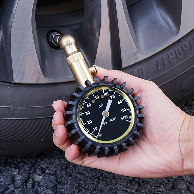 Tire Pressure Gauge for Cars (0-60 PSI) - Tire Gauge for Tire Pressure,  Heavy Duty Air Pressure Gauge ANSI Certified - Car Accessories : Automotive  