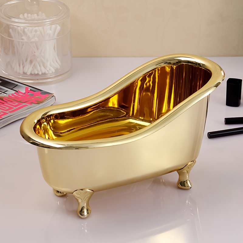 Multifunctional Bathtub Storage Box Mini Soap Tray For - Temu