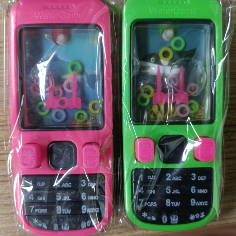 1 pièce téléphone portable anneaux à eau téléphone coloré jeu anneaux à  eau, cadeau amusant fête d’anniversaire, jouet pour prix de compétition et  cad