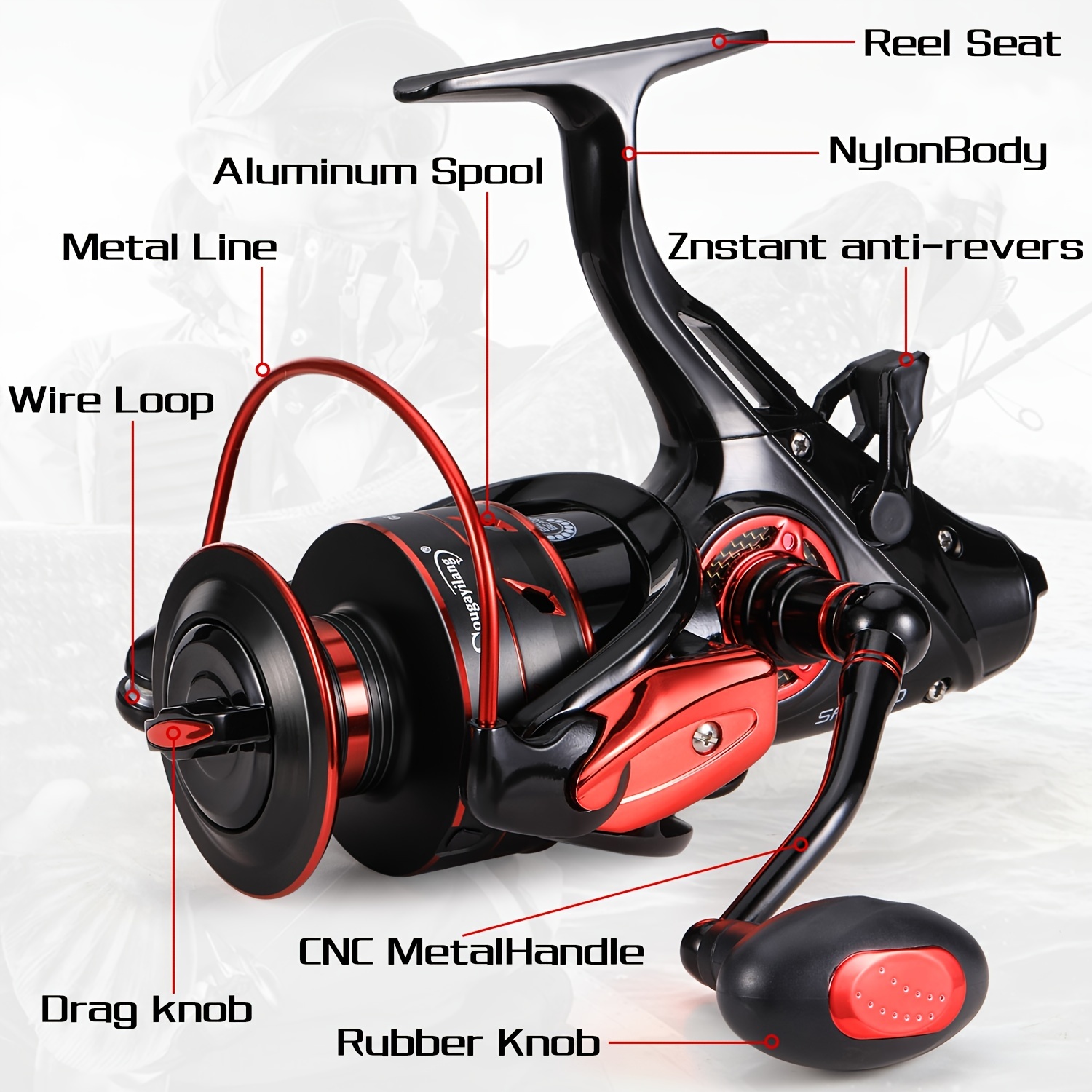 30KG Max Drag Top 10 Baitcasting Reels With Large Spool And Strong Body For  Saltwater Fishing Available In 9000, 10000, 12000, And 230606 From Dao05,  $31.8