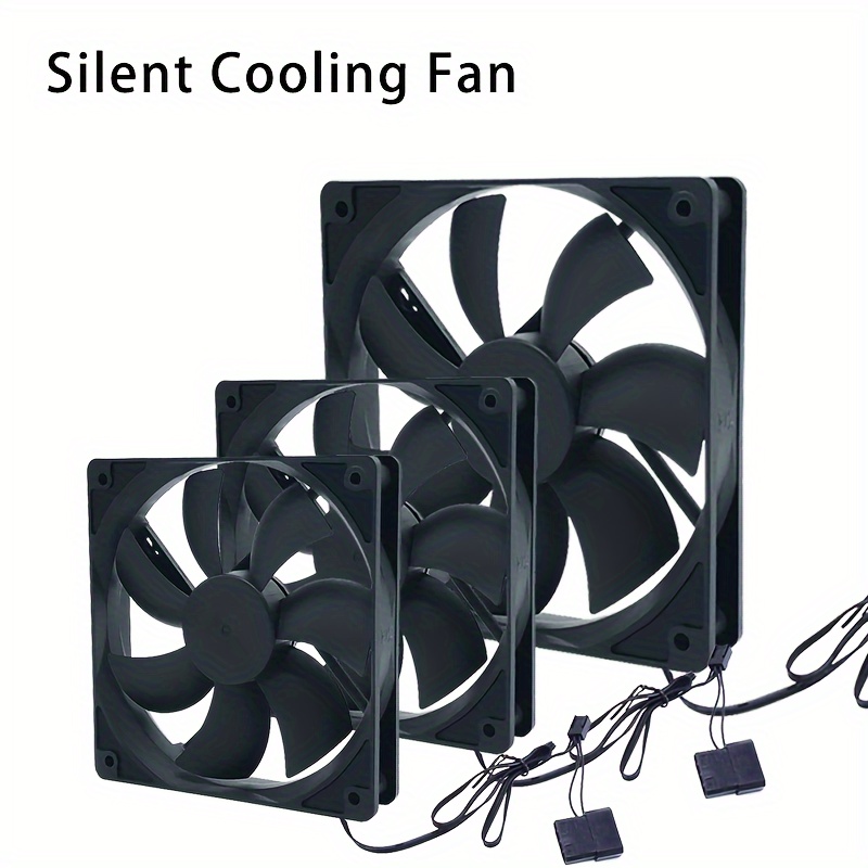 Yosoo Ventilateur de refroidissement de PC de refroidisseur de cas  ultra-silencieux de 14cm 12V pour l'ordinateur de bureau, ventilateur de  cas de PC, ventilateur de cas 
