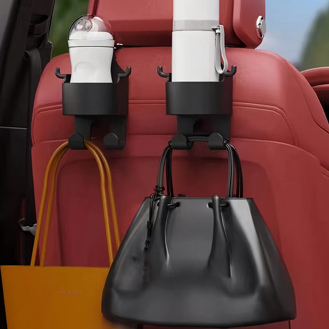 Custom Car Seat Storage Box, ABS-Formung, Leder-Umwicklung Auto-Organizer  Becherhalter Telefon-Speicher für AMG (nur individuelles Auto-Logo) - Temu  Germany