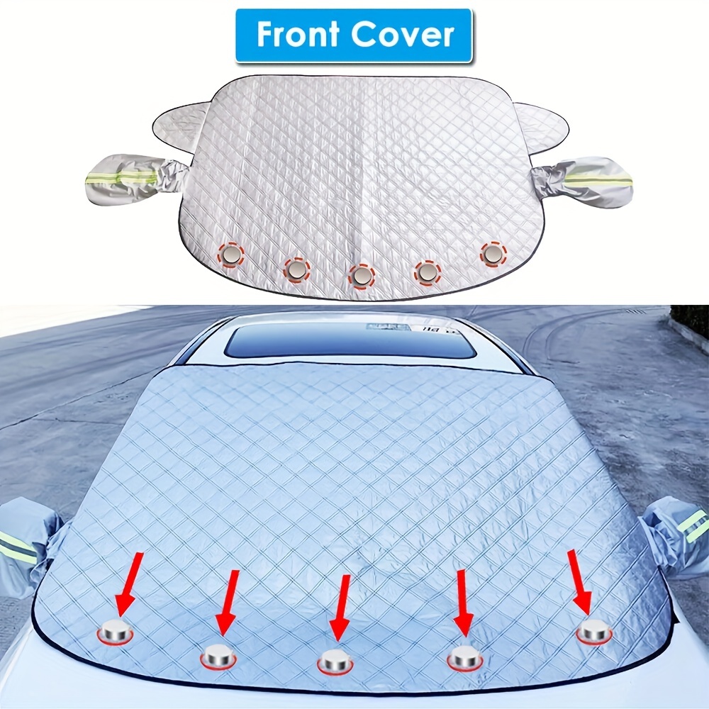 1pc Car Snow Shield, All Weather Weatherproof, UV Protection, Sun  Protection Car Front Cover, Snow Sunshade, Winter Car Accessories