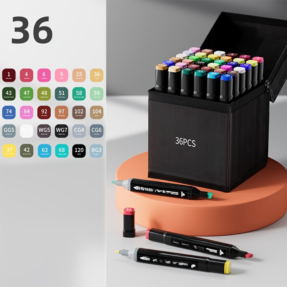 168 Colors Alcohol Markers with Free App, Alcohol-Based Markers for  Artists, Art