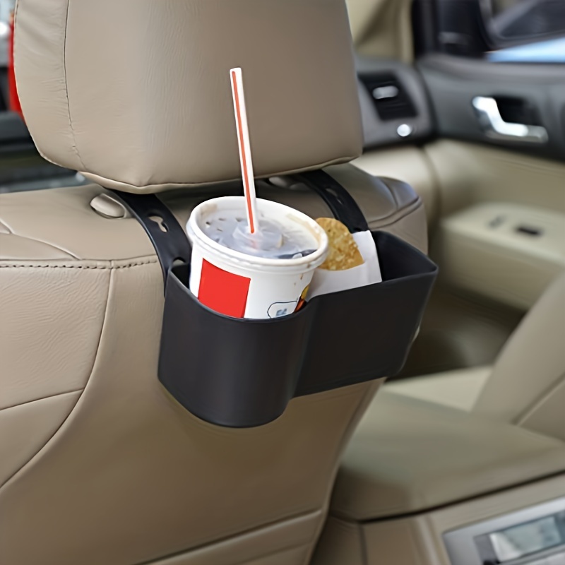 Car Headrest Seat Back Organizer Cup Holder Drink Pocket Food Tray Universal