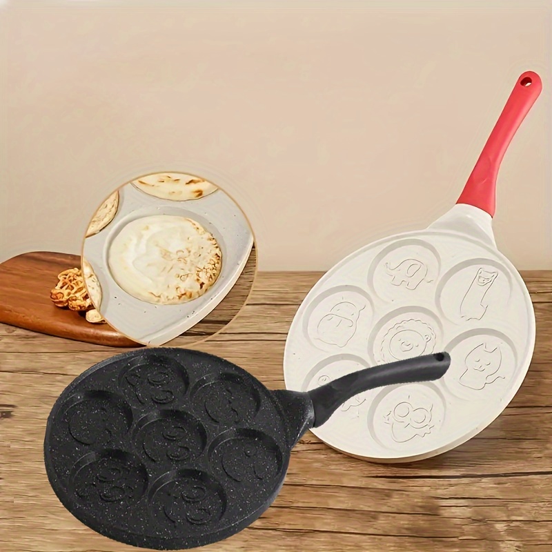 7 Cups Frying Pan, Cartoon Animals Pattern Fried Egg Pan, Non-stick Pancake  Pan, For Gas Stove Top And Induction Cooker, Kitchen Utensils, Kitchen  Gadgets, Kitchen Accessories, Home Kitchen Items - Temu