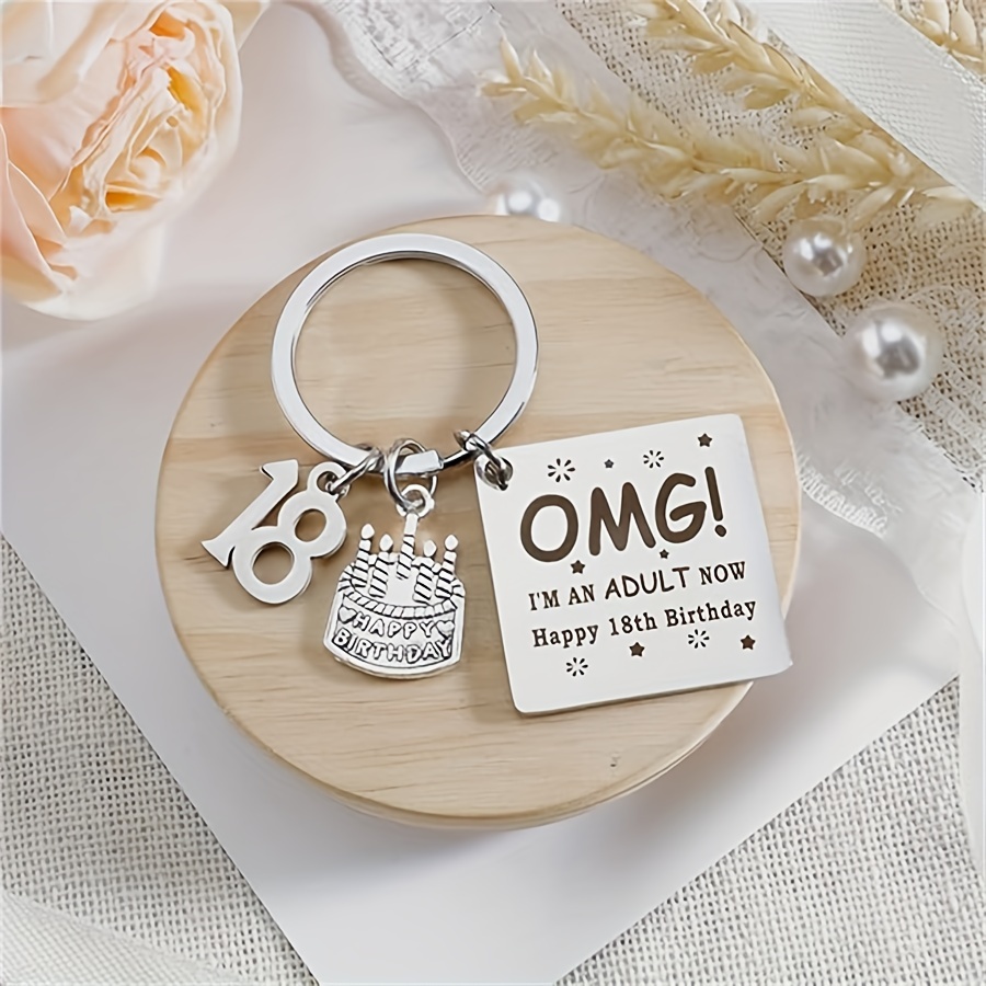 Keychain 18th Birthday Gift 18th Birthday Commemorative Gift - Temu