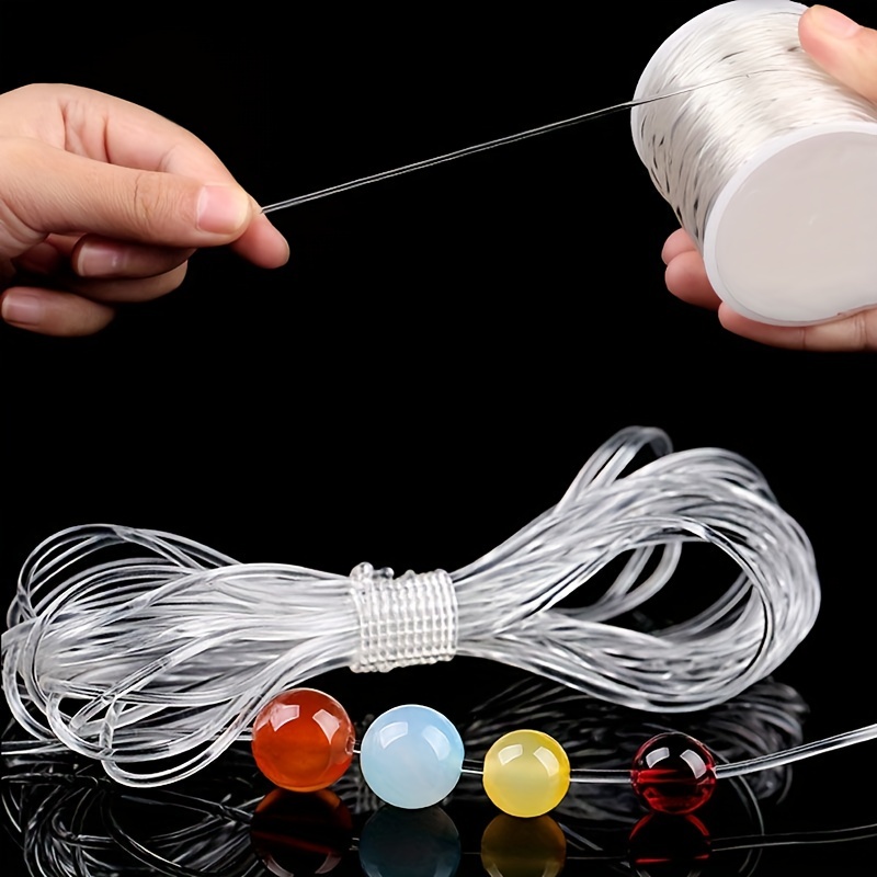 60 100 Meters Elastic Cord String Transparent Elastic Thread - Temu