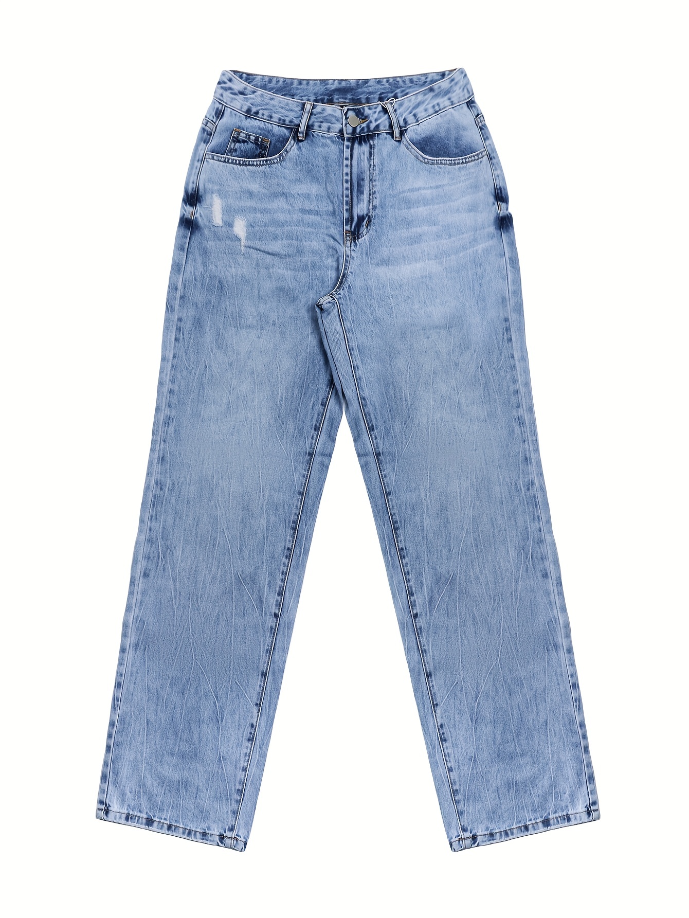 TIANEK Fashion Baggy Jeans for women 2023 Mother's Day Denim High