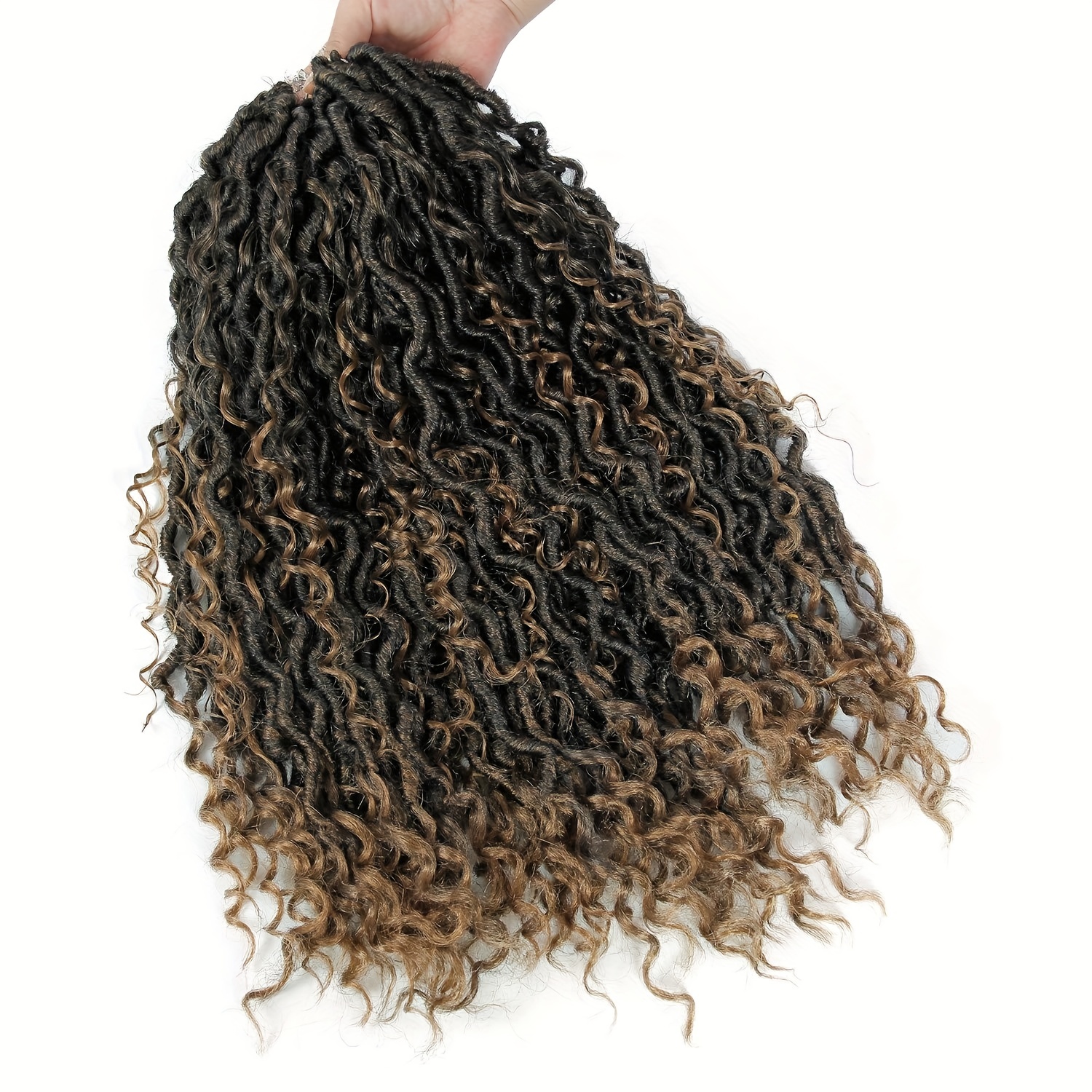 45 Pre-looped River Faux Locs Crochet Hair Extensions