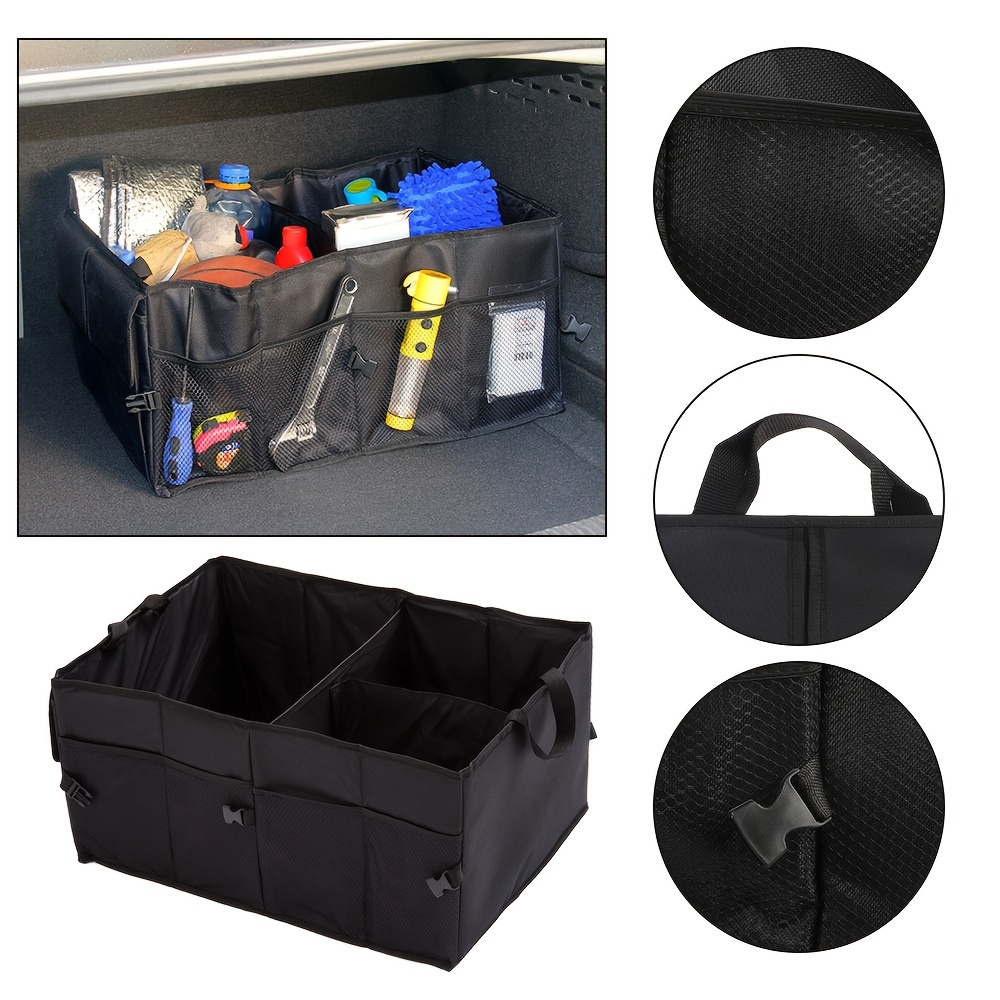 Car Trunk Organizer Storage Box Collapsible Car Cargo - Temu