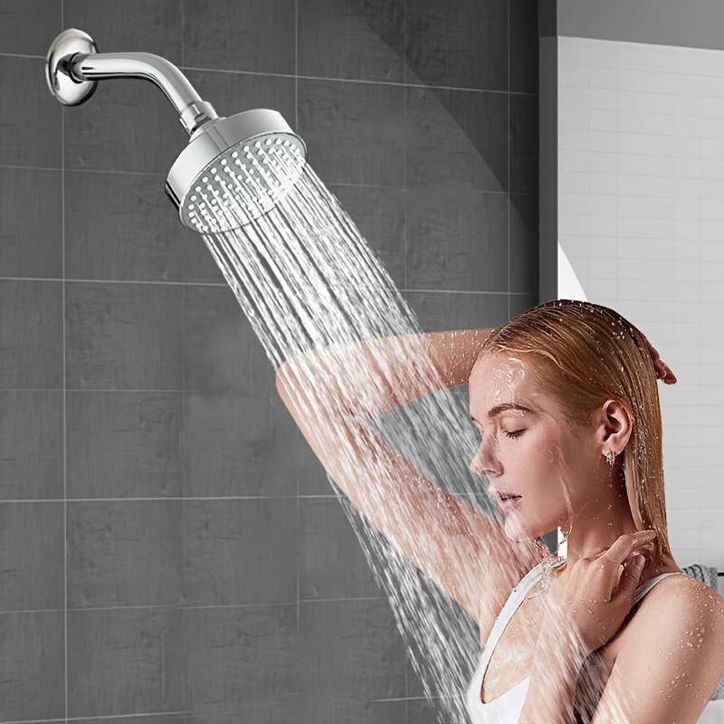1pc 高圧シャワーヘッド 浴室シャワーヘッド 小型シリコン出口