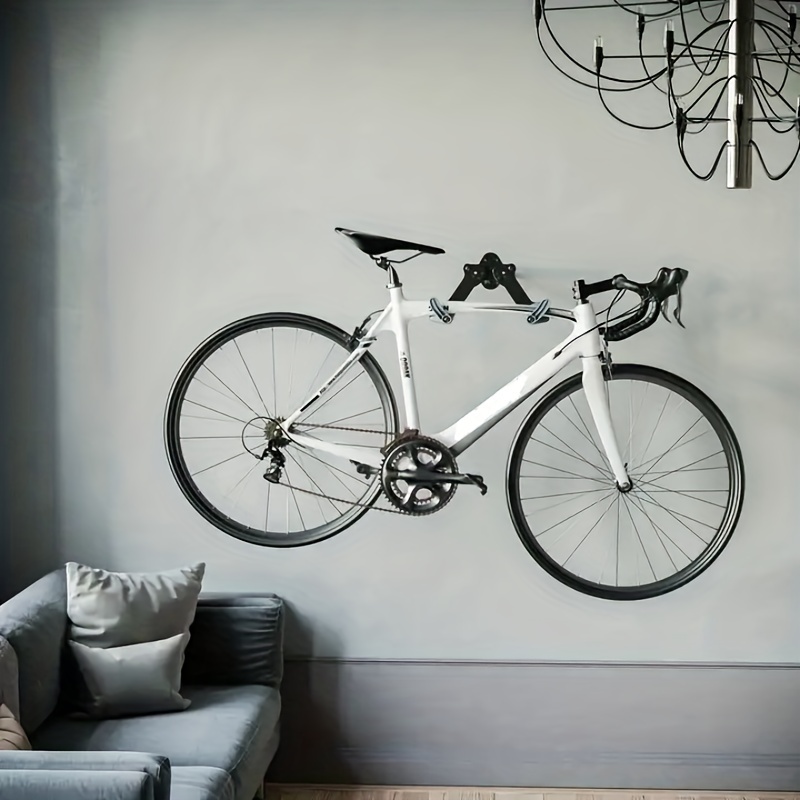 Colgador de pared para bicicleta, soporte de almacenamiento