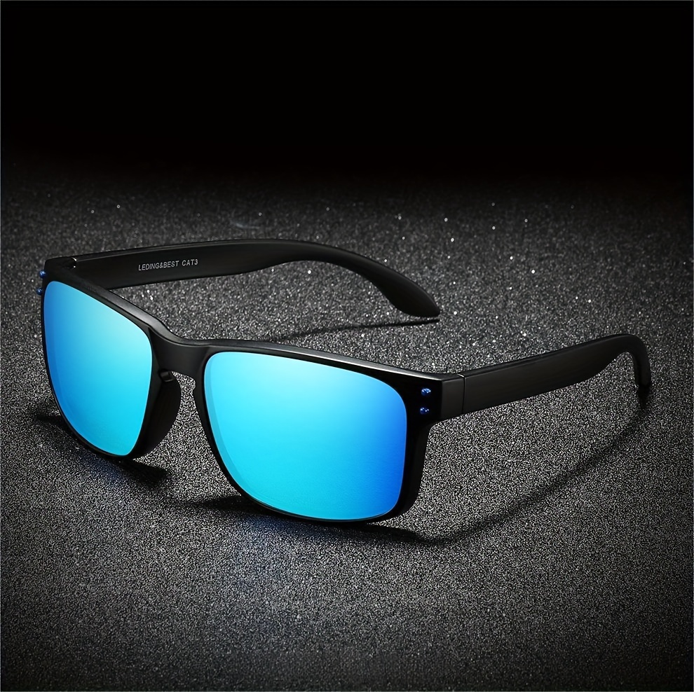 * New Classic Premium Cool Rectangle Polarized Sunglasses, For Men Women  Outdoor Sports Party Vacation Travel Driving Fishing Cycling Supplies Ph