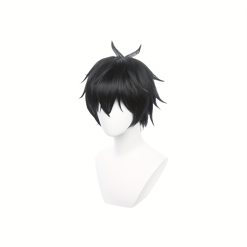 Persona 5 Joker Short Black Synthetic Men Cosplay Wigs