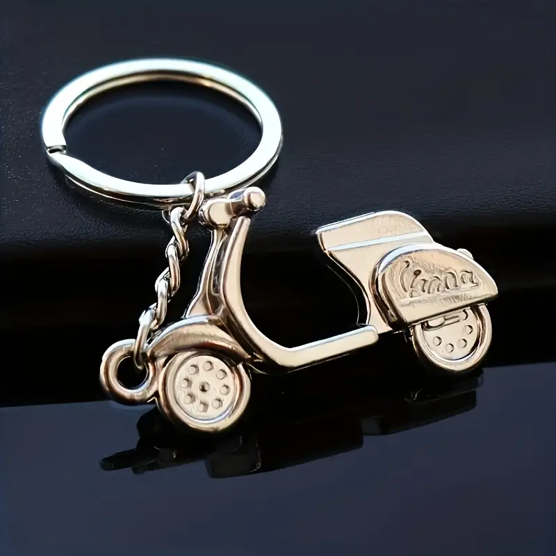 Mini Electric Car Motorcycle Keychain Cute Vehicle Alloy Key - Temu