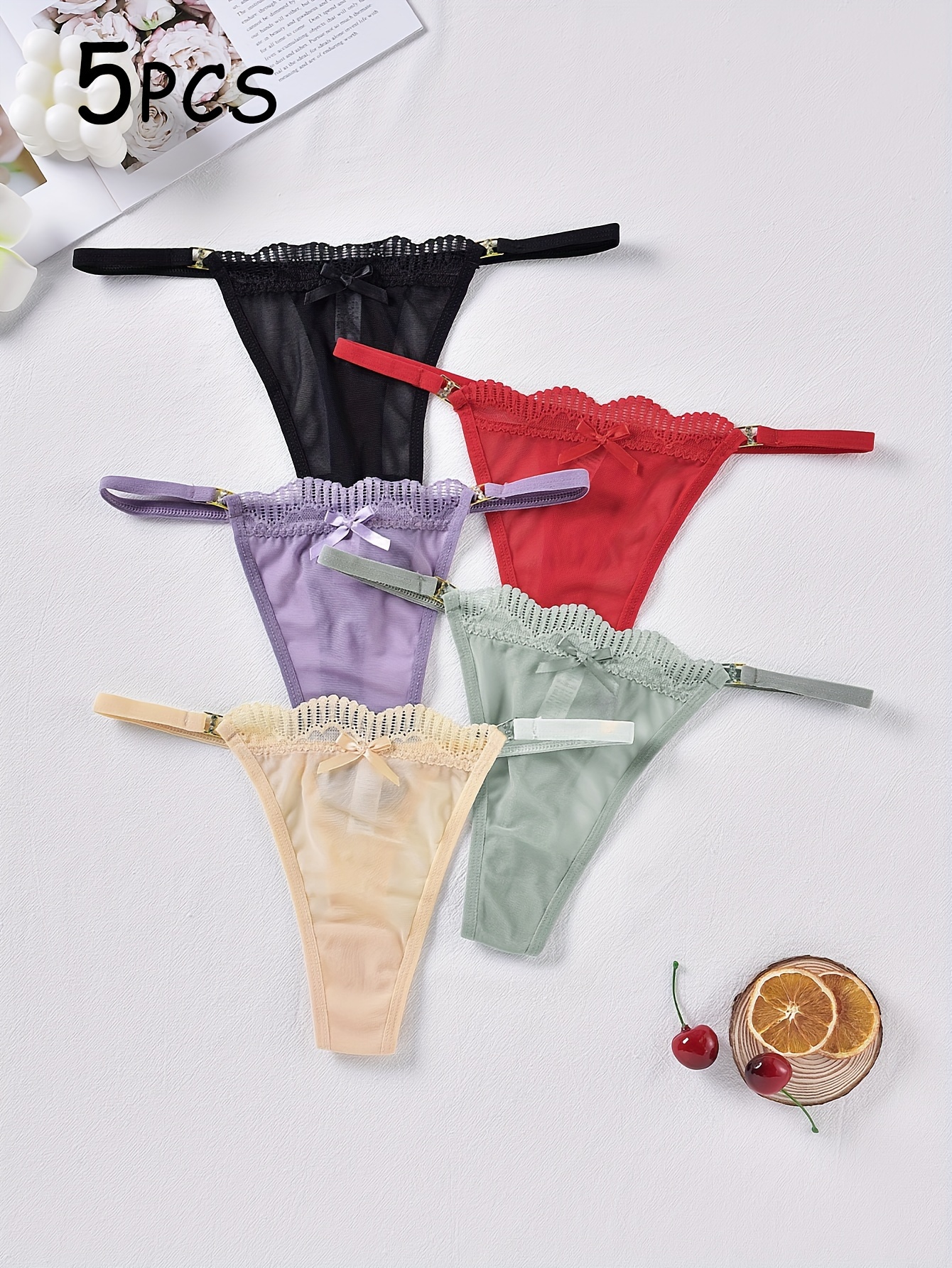 2 peça sólida Sex Lace Trim Conjunto de lingerie erótica - Temu Portugal