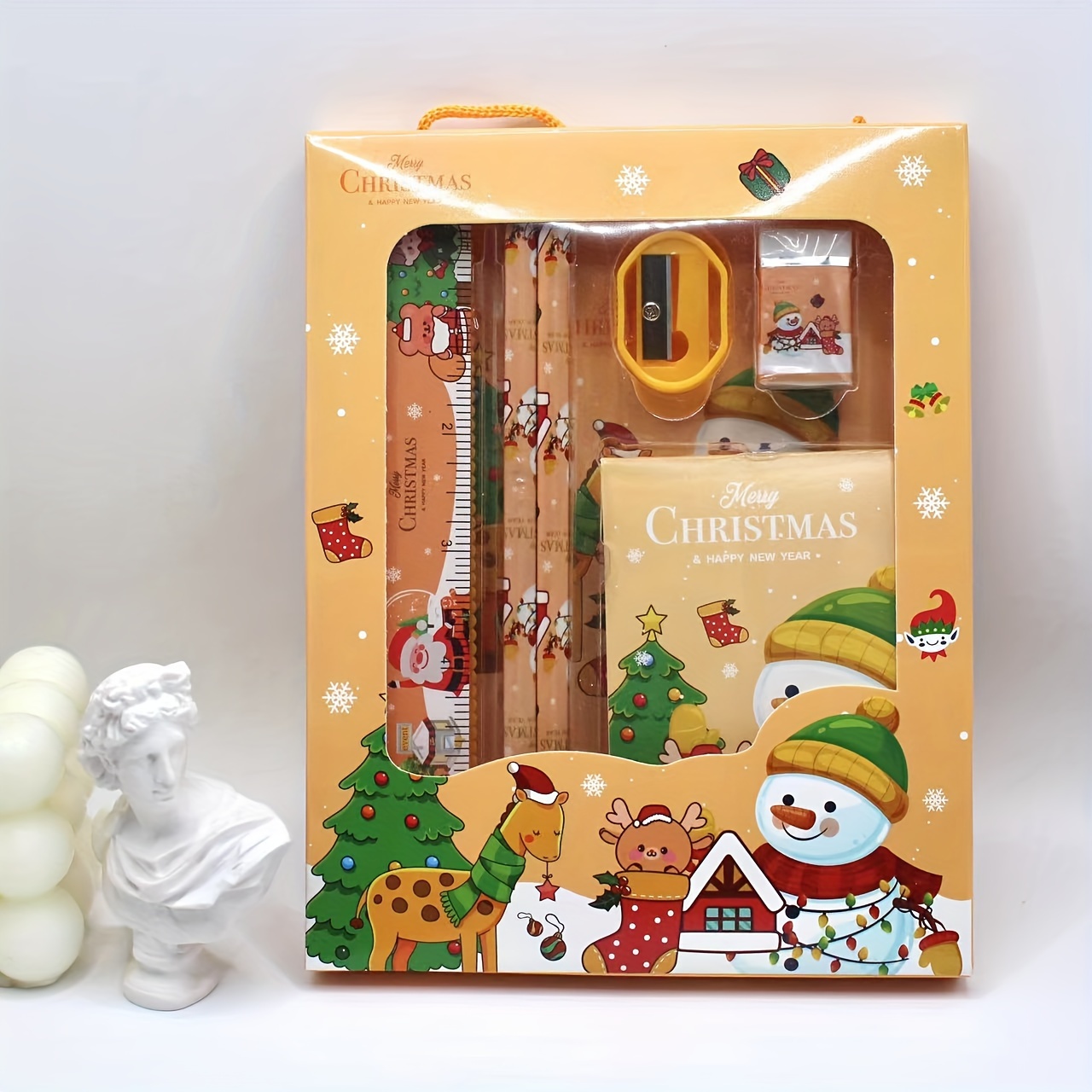 6pcs/set Cadeaux De Crayon Drôles De Noël Cartoon Pour Enfants, Fournitures  Scolaires, Faveurs De Fête, Récompenses De Classe - Temu France