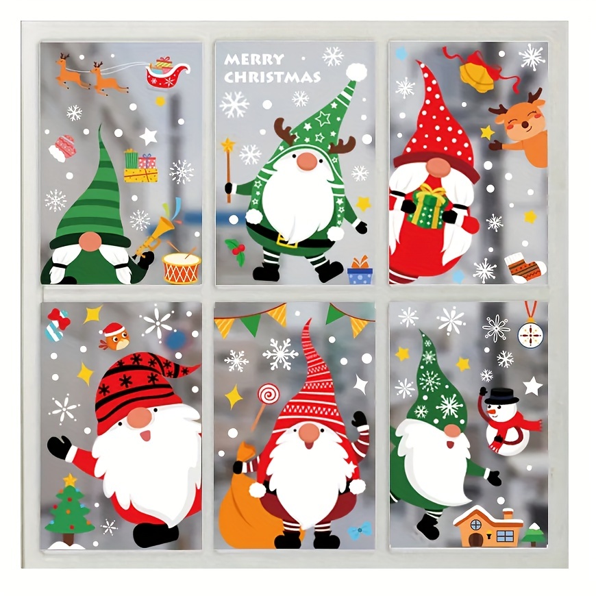 Festive Christmas Snowflake Stickers Perfect For - Temu