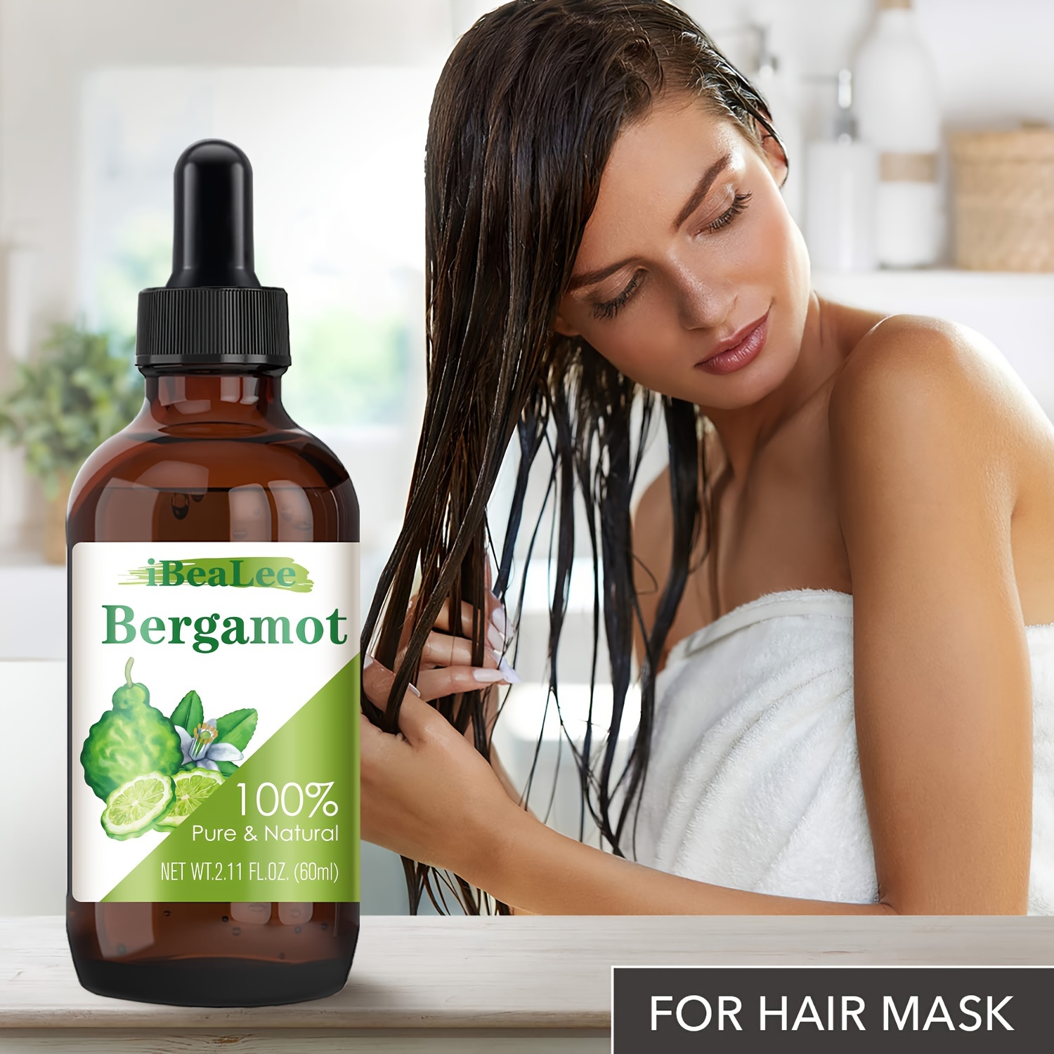 Bergamot oil store for hair