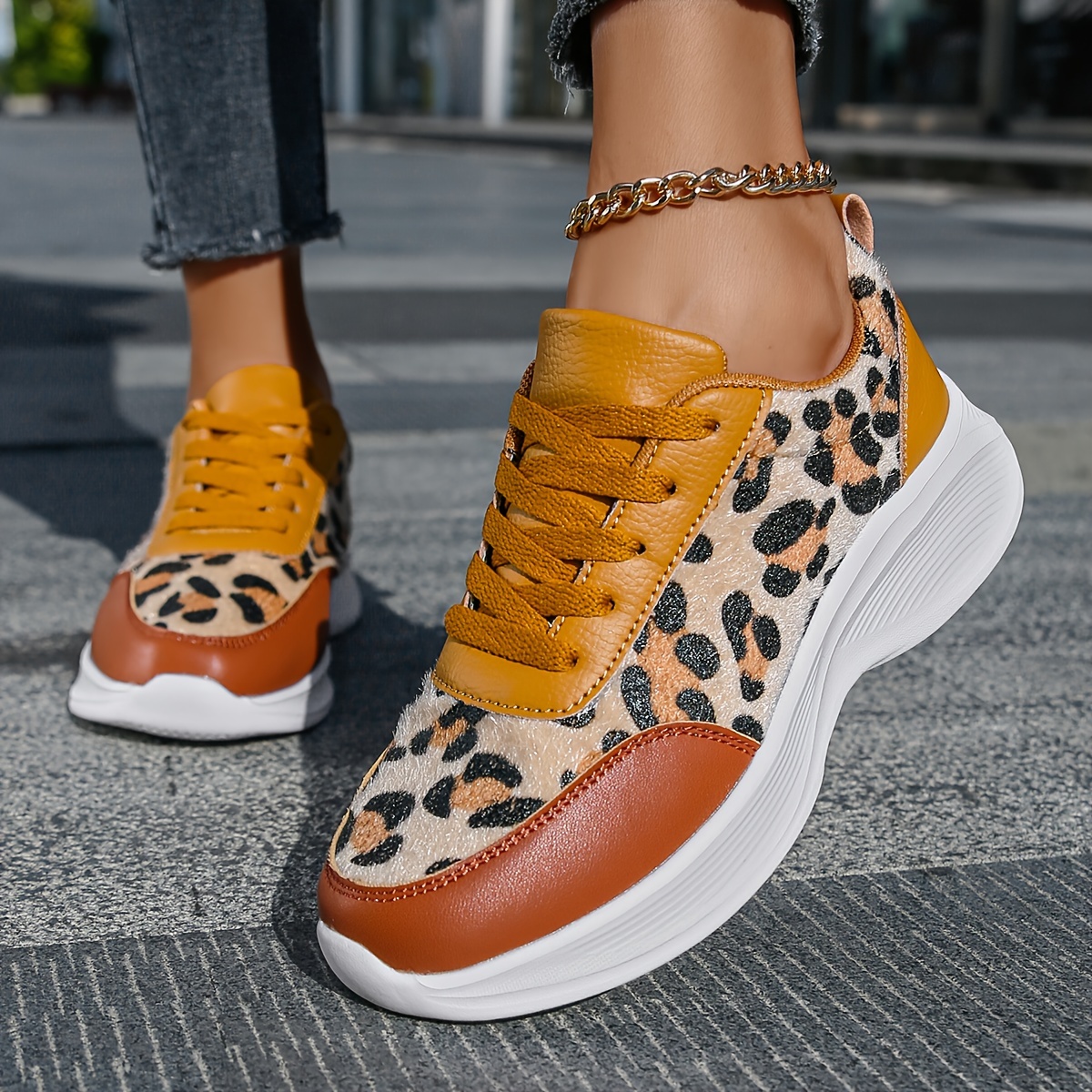 Leopard print 2024 sneakers women