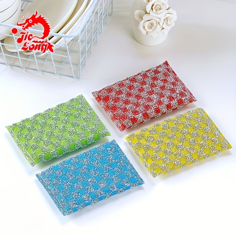 Multi-Purpose Utensil Scrubber Scratch Proof Kitchen Utensil Scrubber Pads  for Pots, Pans, Dishes, Utensils 