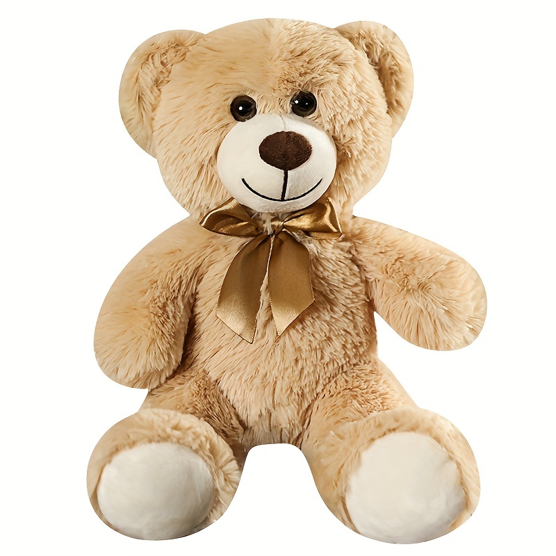 Bow Tie Ribbon Bear Cute Teddy Bear Animal Stuffed Plush Toy - Temu