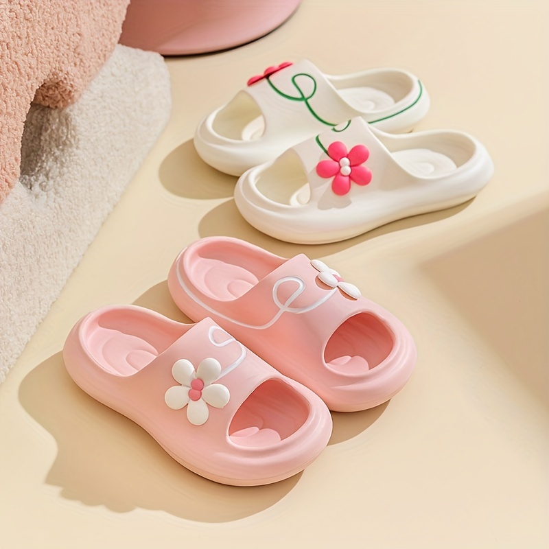 flip Flop Girls Cute Slippers Indoor Four Seasons Children's