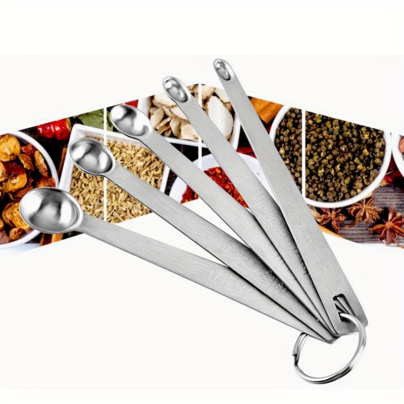 Stainless Steel Mini Measuring Spoon Set, Creative Mini Measuring Spoon  Seasoning Measuring Spoon - Temu