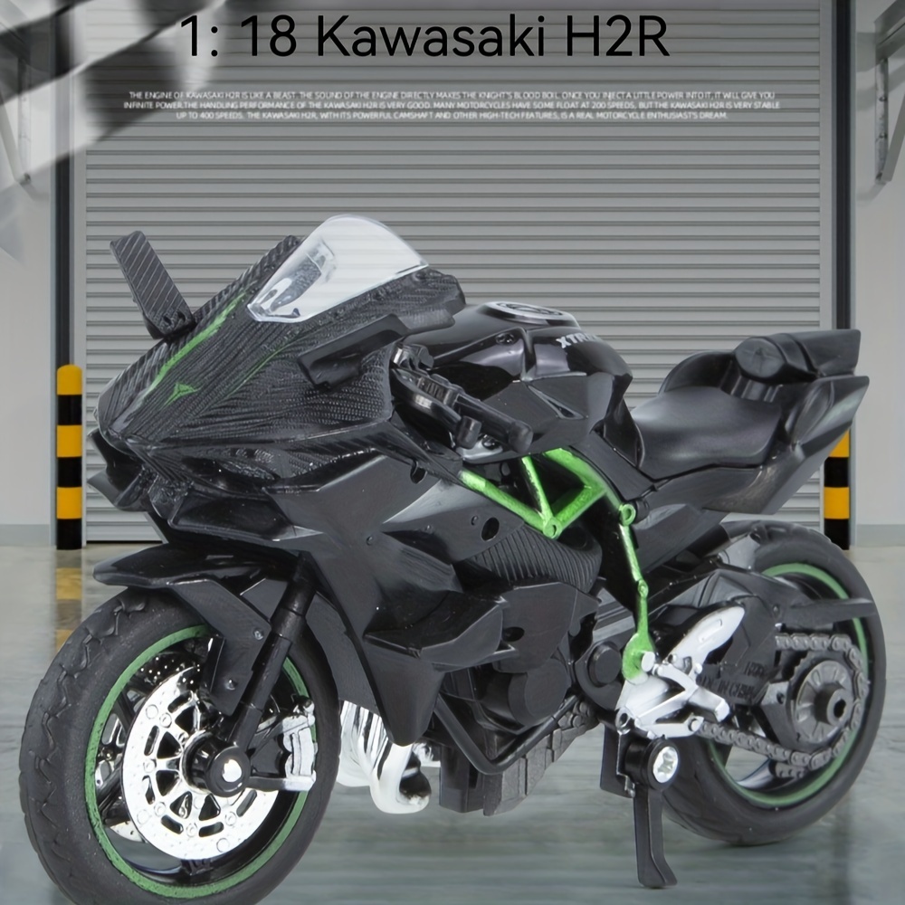 Maisto – Kit de modèles de moto bleu Kawasaki ZX6R, échelle 1:12
