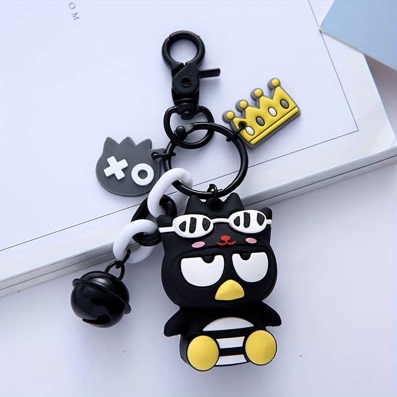 Porte-clés de dessin animé mignon Hello Kitty Sanurgente Anime Melody  Kuromi Cinnamoroll jouets poupées suspendues porte-clés de voiture cadeaux  pour filles et enfants Kawaii