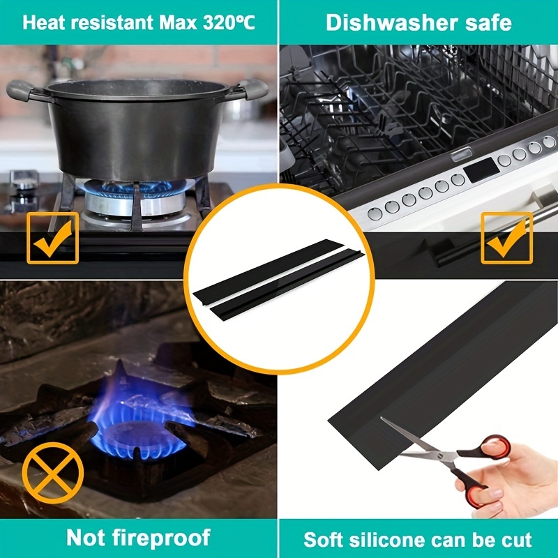 Silicone Stove Covers Heat Resistant Oven Filler - Temu
