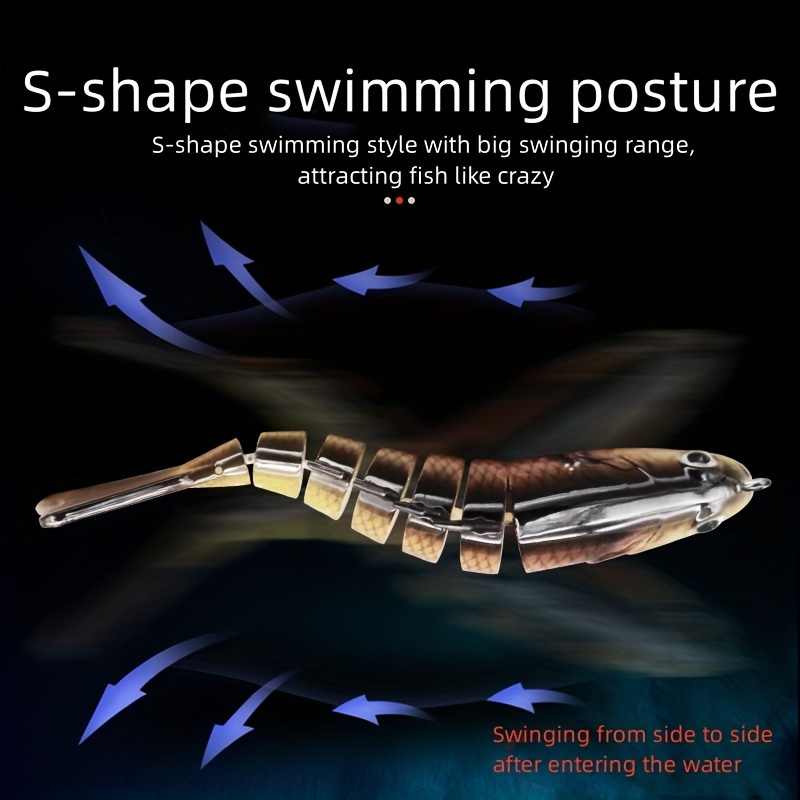 Multi Jointed Swimbaits Slow Sinking Bionic Swimming Lures for