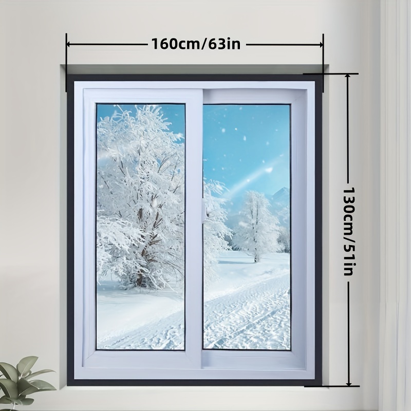 Thermo Cover Fenster Isolierfolie,Transparente Thermofolie Fenster