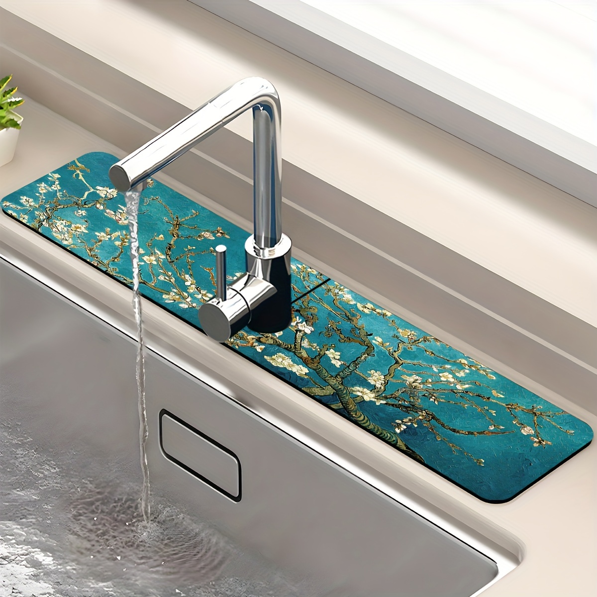 Household Countertop Faucet Drain Pad Bathroom Sink Drain - Temu