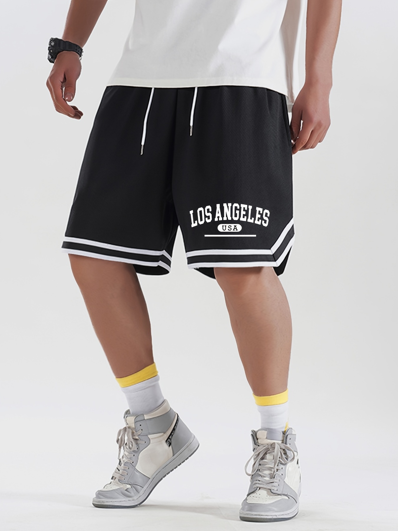 Men Lakers Black Mamba Shorts 1 All Stitched - Top Smart Design