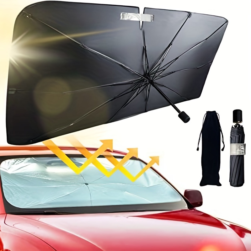 Sonnenschutz Auto,auto Windschutzscheibe Sonnenschirm,vorderseite  Frontscheibe Sonnenschutz,faltbarer Schutzschirm Sonnenblende,reflektierender  Uv Sta