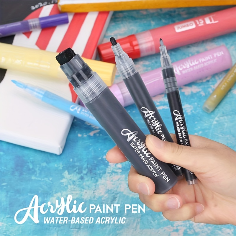 Black Sharpie Paint Markers Fine Point Oil Based One Each of Extra Fine,  Fine, Medium & Bold Point, Tip Sharpie Paint Markers, Pens 