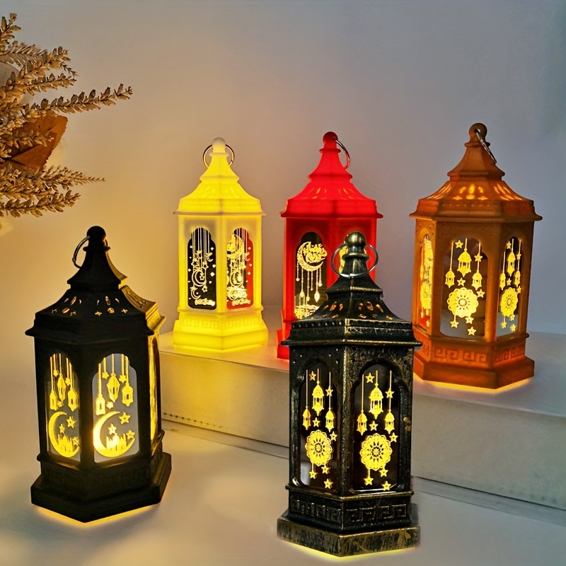 1pc Mini Marocain Ramadan Led Lumière Hexagonale Intégrée - Temu