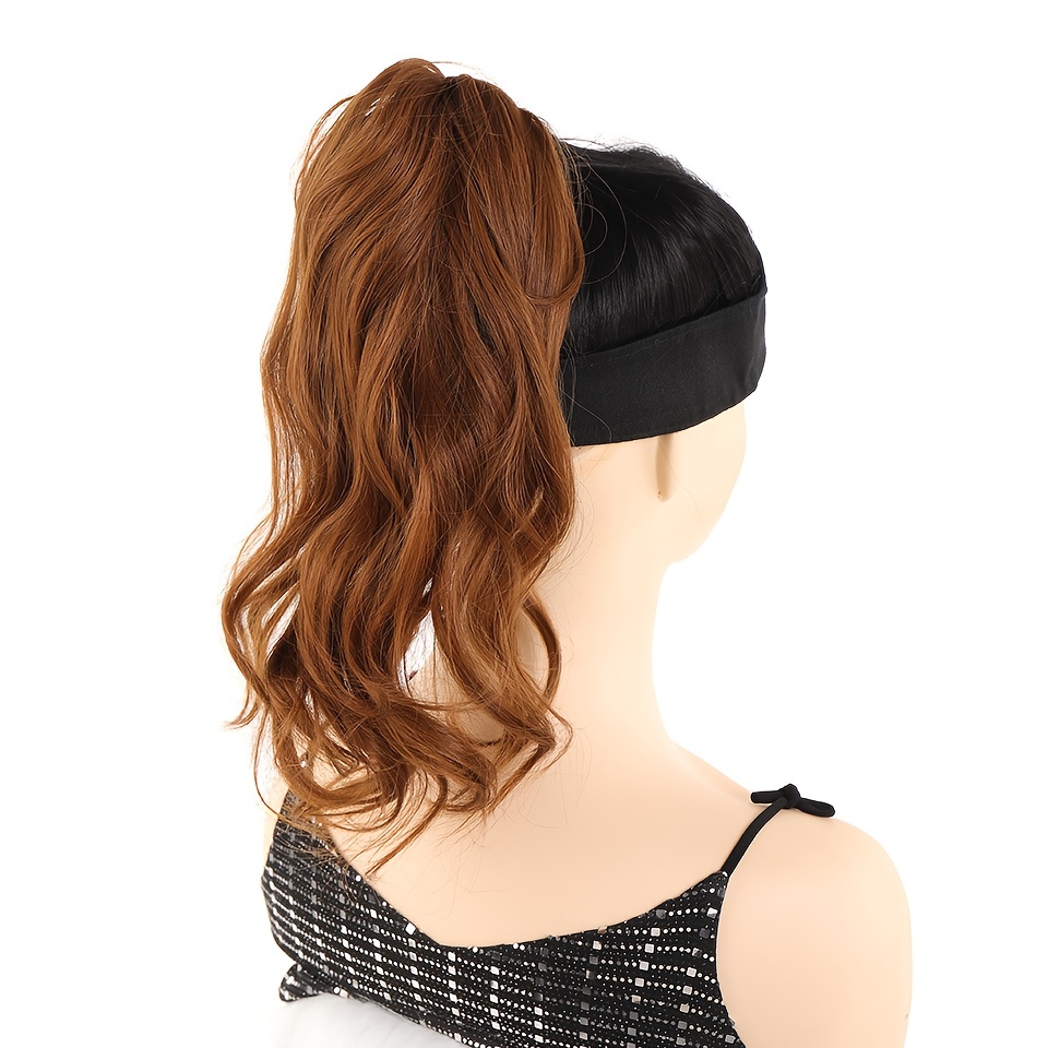 Long Curly Wavy Clip In Ponytail Extensions