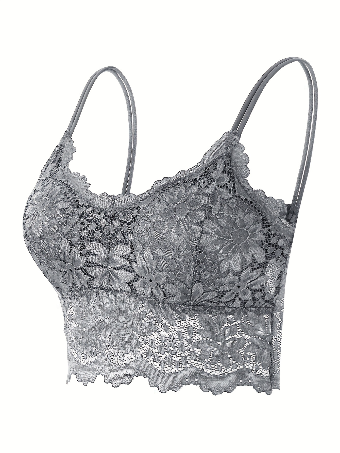 Women's Lace Hollow Out Wrapped Breast Cami Bras Anti slip - Temu
