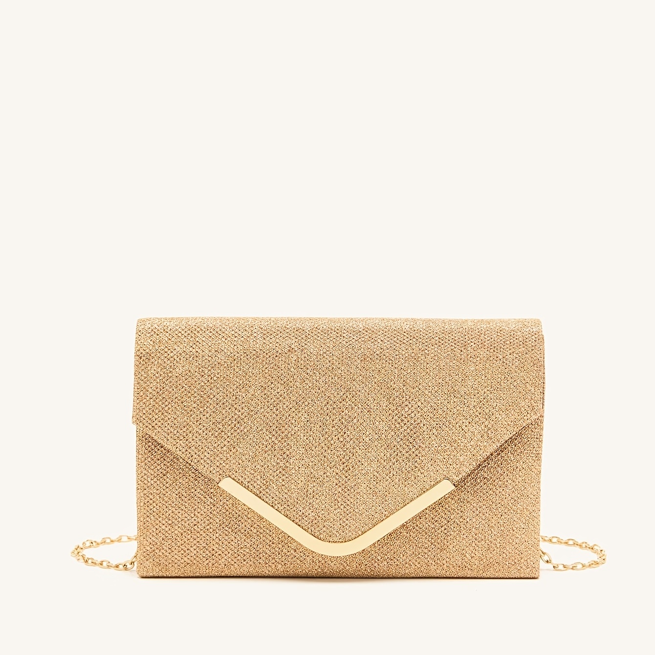 Envelope Clutch with Texture Simple Evening Purse