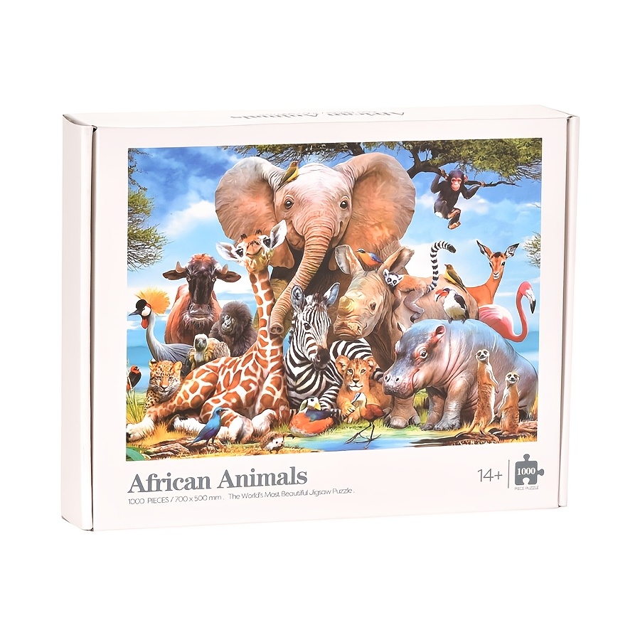 1000 Pieces Paper Animal Puzzle - Our Store - Toys & Games