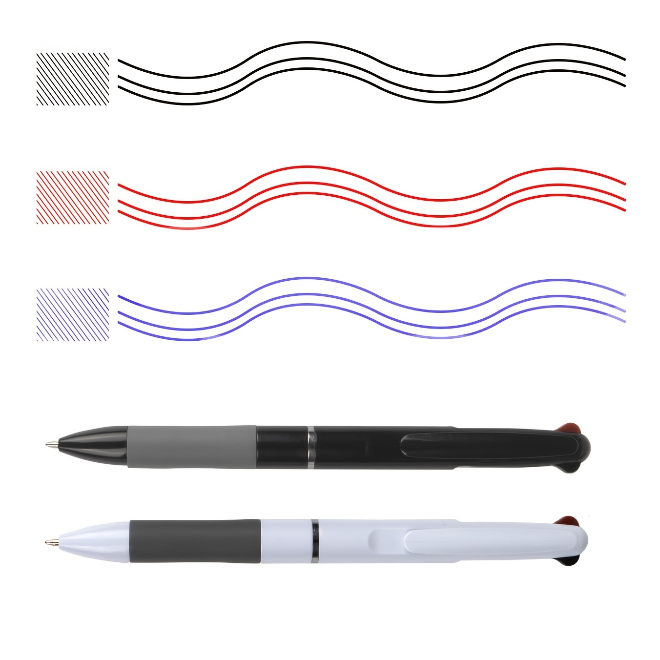 Ballpoint pen snap 3 colors