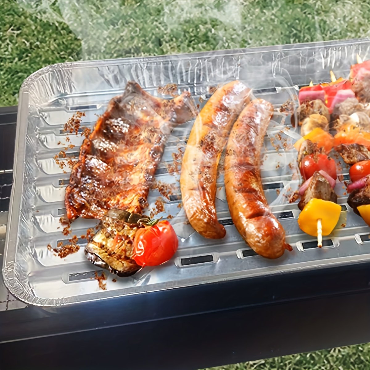 Disposable Aluminum Foil Baking Sheets, Heat Resistant Baking Pan, Cookie  Sheet, Outdoor Barbecue Grilling Trays, Oven Accessories, Baking Tools,  Kitchen Gadgets, Kitchen Accessories - Temu