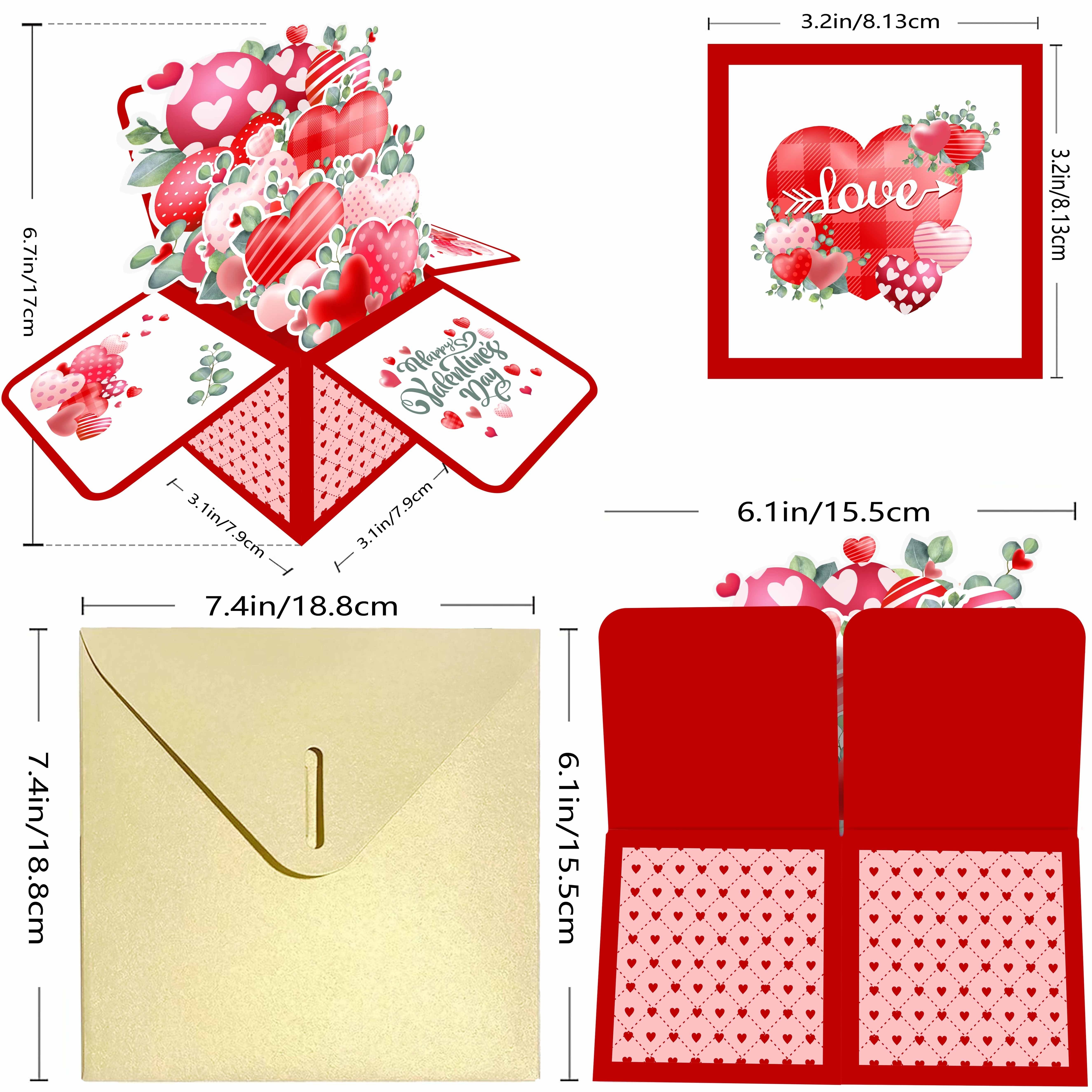 3d Three dimensional Valentine's Day Creative Pop Three - Temu