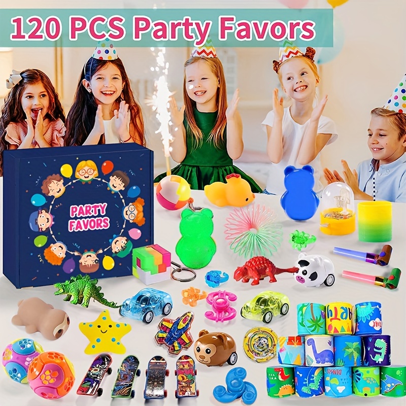 120pc Party Favors Toys Assortment for Kids Birthday Carnival
