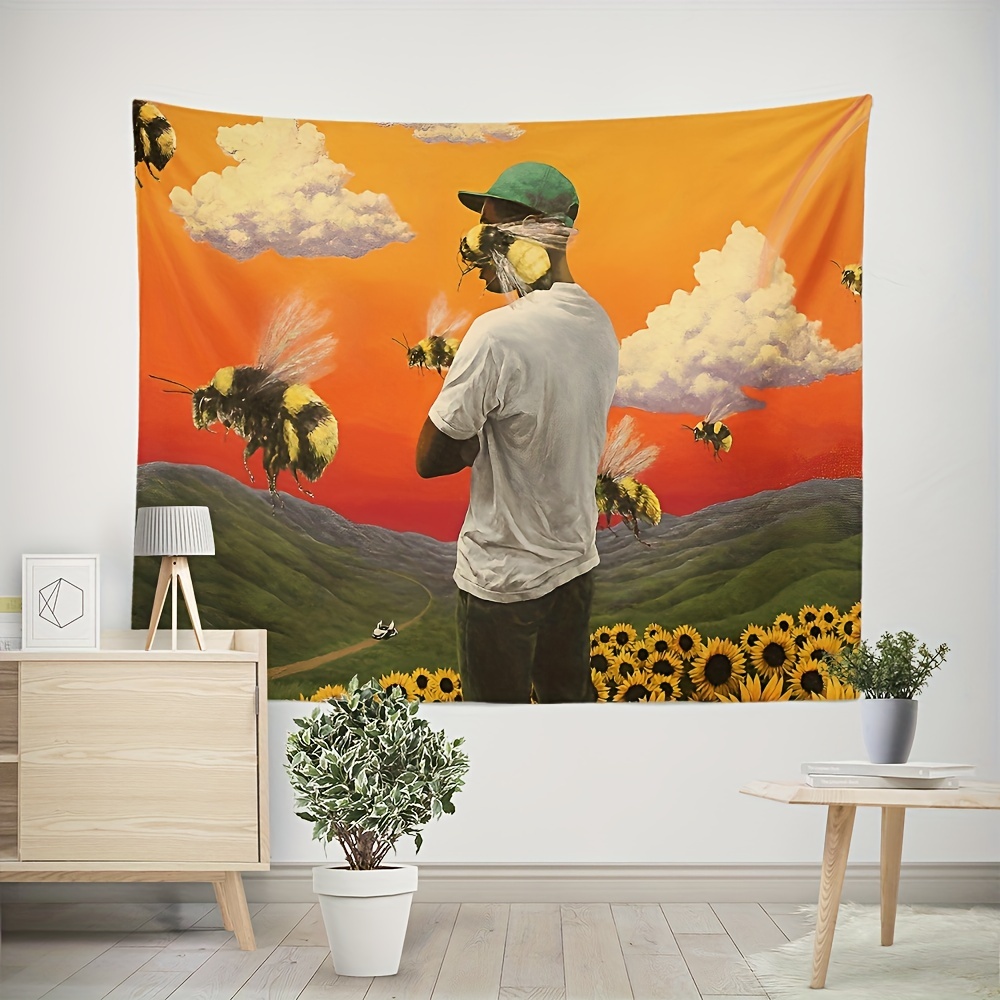 Flower discount boy tapestry