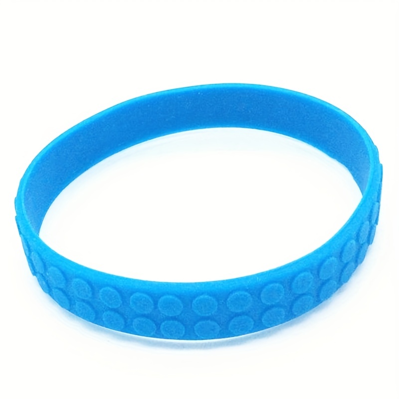 1pc Baseball Themed Pattern Wristbands, Silicone Sports Bracelets for School Competition,Temu